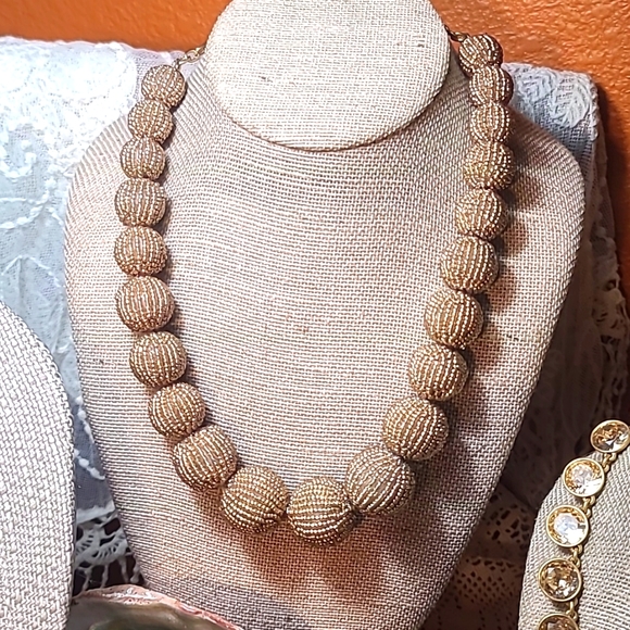 17-Item Gold & Turquoise Jewelry lot: J.Crew, Stella & Dot, V.S, Chico's & more!